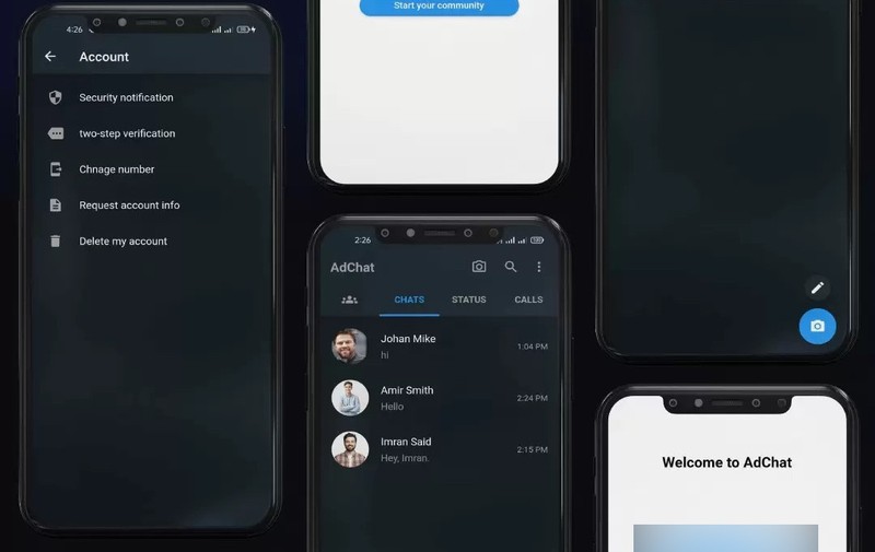 Talksy - Messaging App | Android & iOS Flutter App with Voice/Video Calls gallery