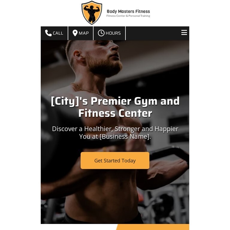 Gym & Fitness Customized Business Website *SEE FULL DESCRIPTION*