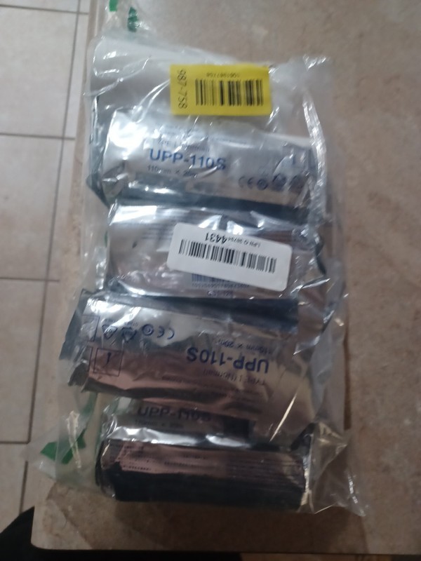Sony UPP-110S Ultrasound Thermal Printer Paper Rolls New Sealed Medical Paper