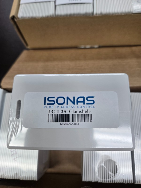 NEW Isonas Pure IP Proximity Clamshell Cards LC-1-25 (25 cards per pack)