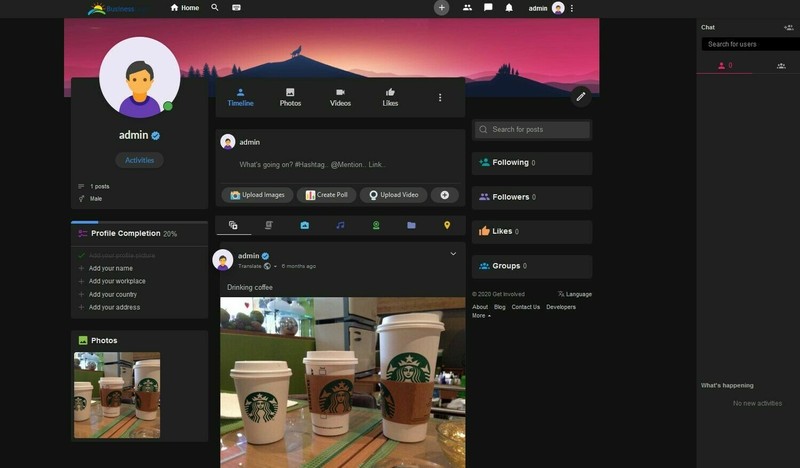 Social Networking Website (Black theme) Free Install + Hosting + SSL+ Update gallery