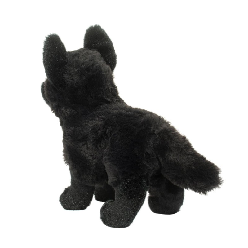 Harko Black German Shepherd Plush Toy 20cm Soft Cuddle Animal for Dog Lovers gallery