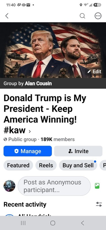 Have Your Post FEATURED ON TRUMP Facebook Group 189k members For 1 Month