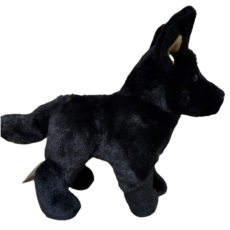 Douglas Cuddle Toys Harko Black German Shepherd Dog #3979 Stuffed Animal Toy gallery