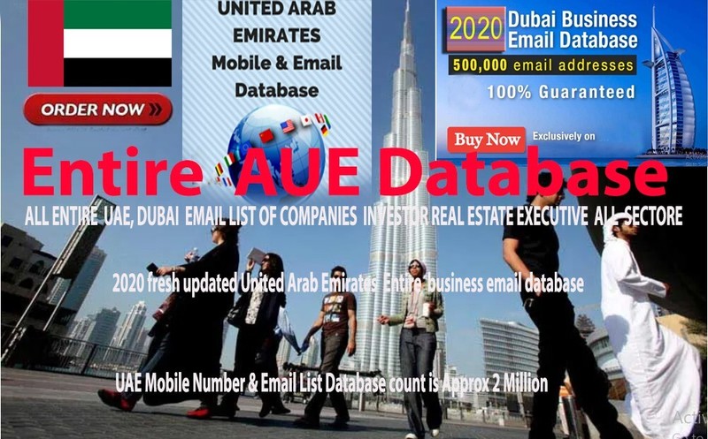 3 millions UAE, DUBAI UAE Mobile Number & Email List Database gallery