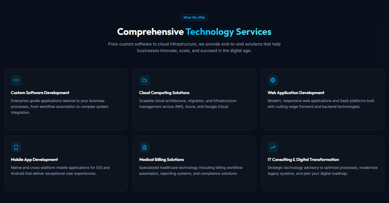 Software Company Website Template | IT Consulting Landing Page | Digital Agency  gallery