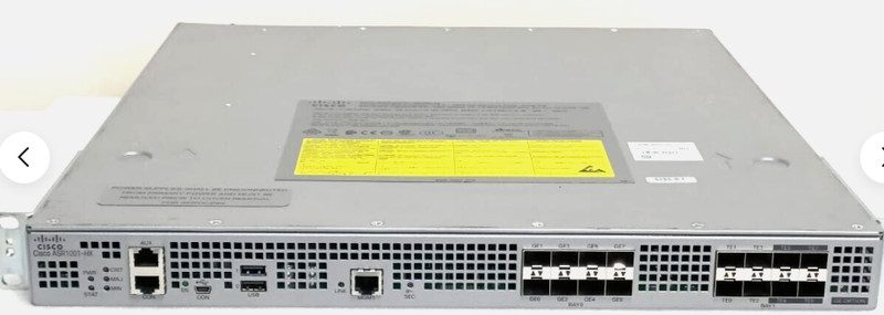 Cisco ASR1001-HX 8X10GE+8X1GE dual AC