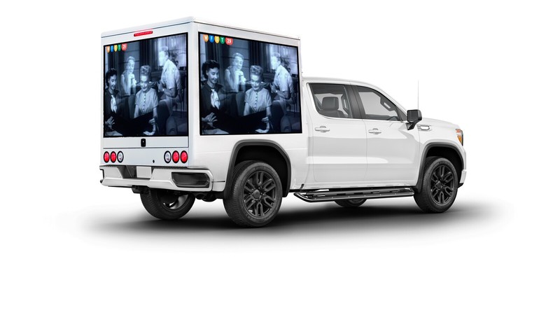 MOTION AD TRUCKS NEW MOBILE DIGITAL P4 LED BILLBOARD ADVERTISING TRUCK 