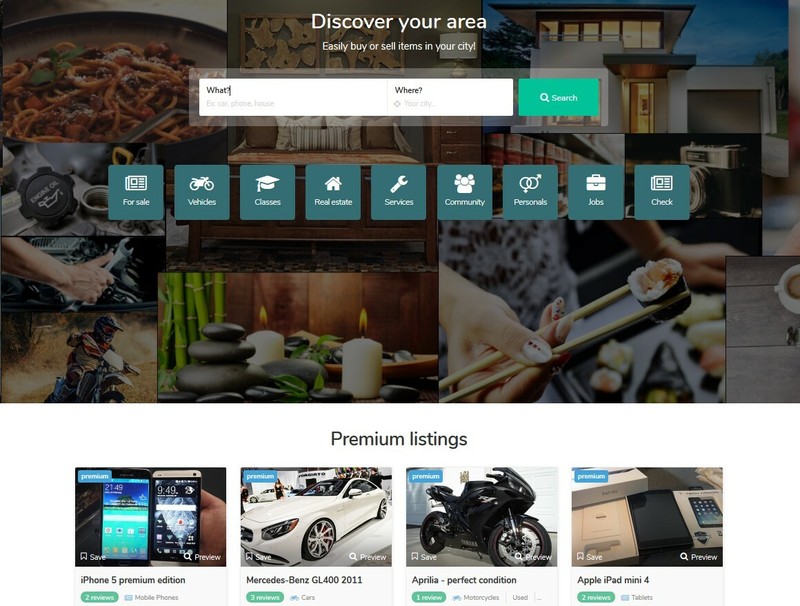Premium Local Classified Ads Website + Free Install + Hosting SSL