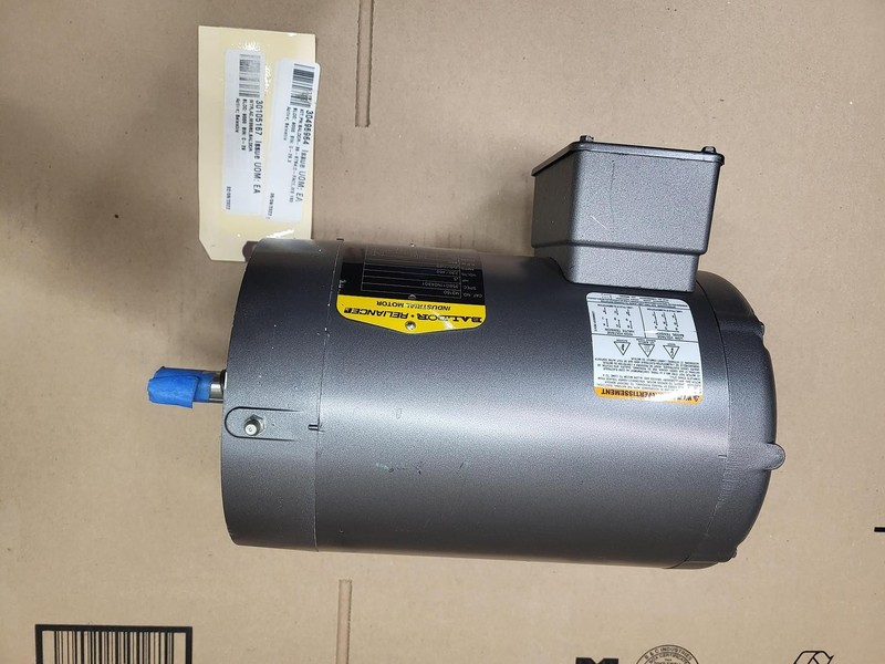BALDOR .5 HP Motor 35B0112N043G1 / frame: 56 – 850 RPM – 230 /460 – 3 ph No box