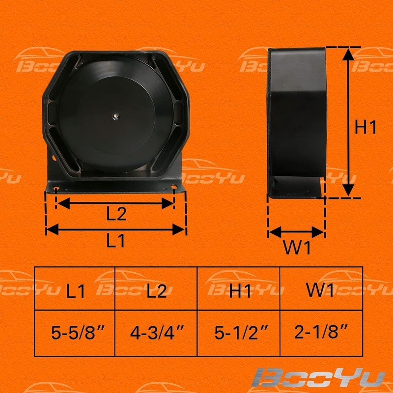 200W Compact High-Performance PA Siren Horn Speaker for Police Car Ambulance gallery