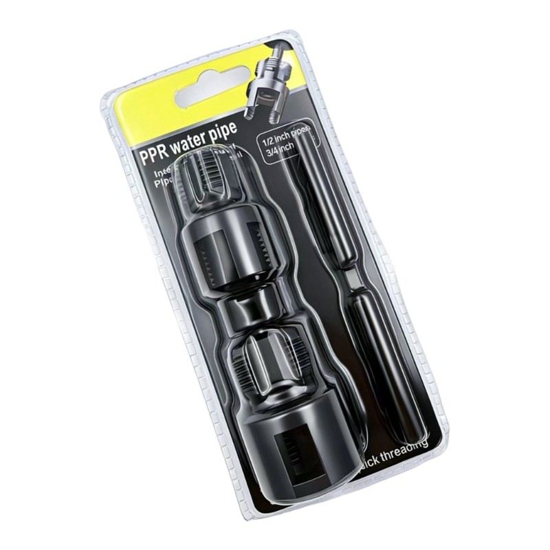 Water Pipe Threading Set 1/2 3/4 Inch Carbon Steel Internal External Tap Die gallery