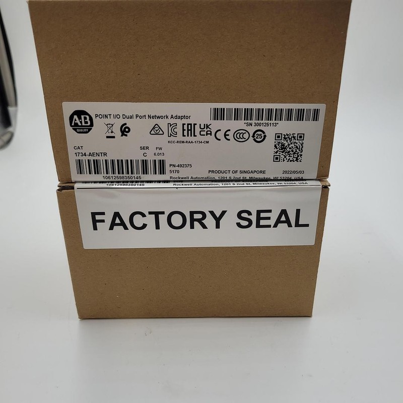 NEW IN BOX 1734-AENTR Allen-Bradley dual port network adaptor
