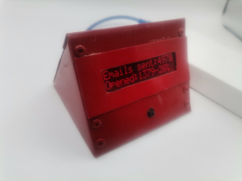 2x16 Info Wi-Fi Display: Live Web Visits, FB Likes, YT Views, ... gallery