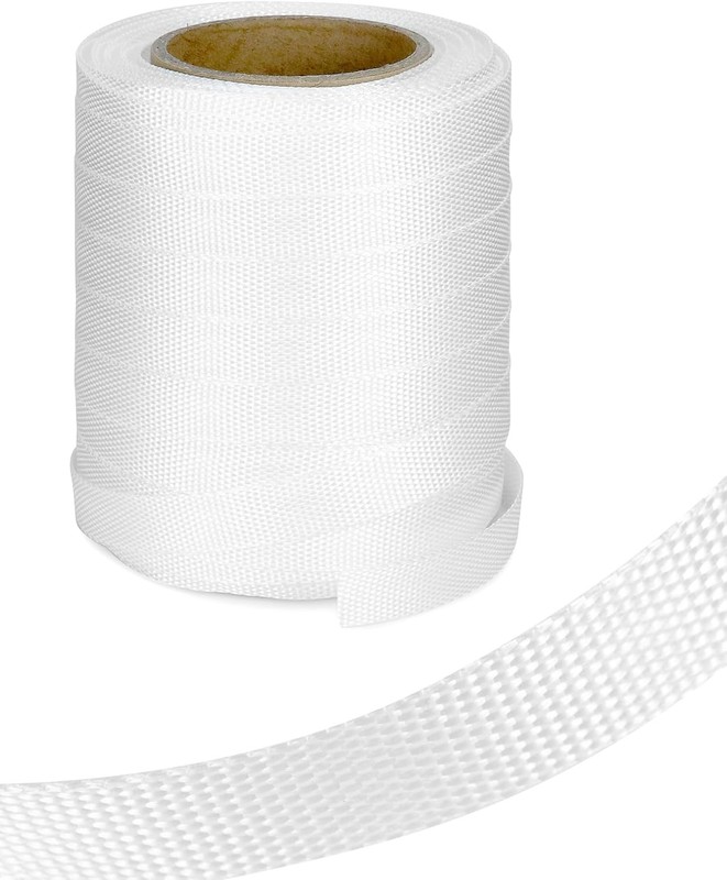 QWORK 3/4″ x 250′ Woven Polyester Cord Strapping 2400 lb Strength Packaging