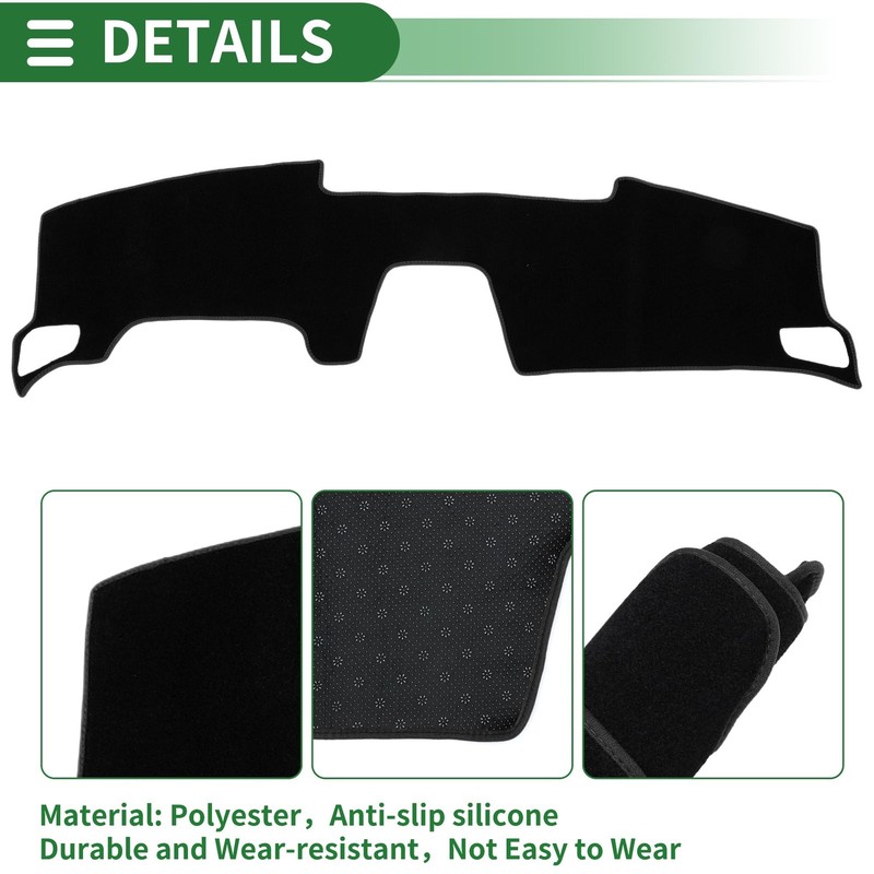Motoforti Dash Cover, Non-Slip Dashboard Carpet Mat for Honda Accord 2022-202... gallery