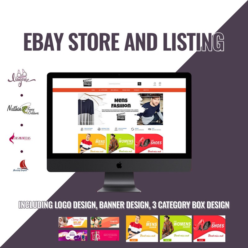 Professional Ebay Storefront and ebay listing 2021 ebay auction listing template