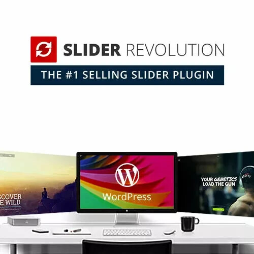 SLIDER REVOLUTION RESPONSIVE WORDPRESS PLUGIN + 1 Year Free Updates GPL
