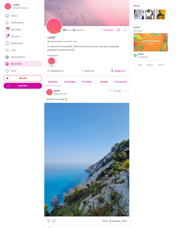 JustCreators - Content Creators PHP SaaS Platform – Premium Content Subscription gallery