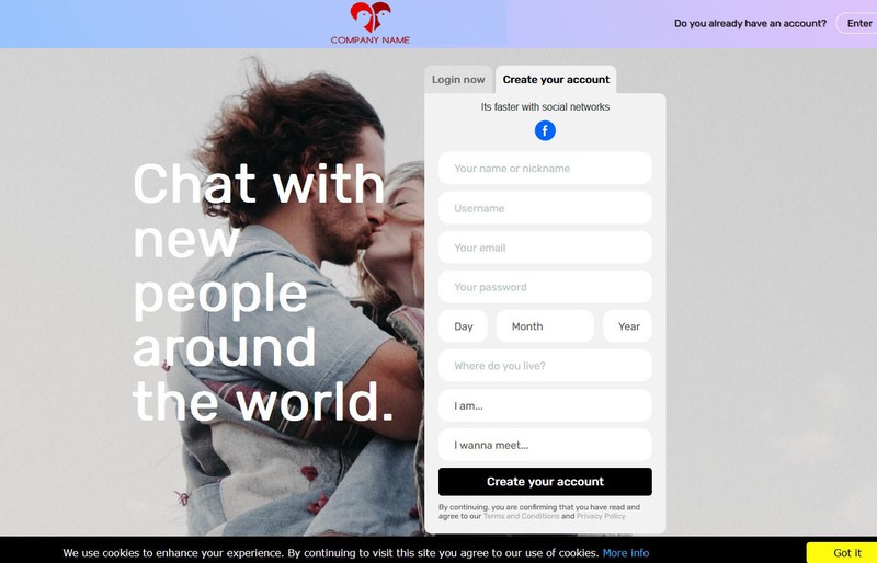 Premium Dating Website + Free Hosting