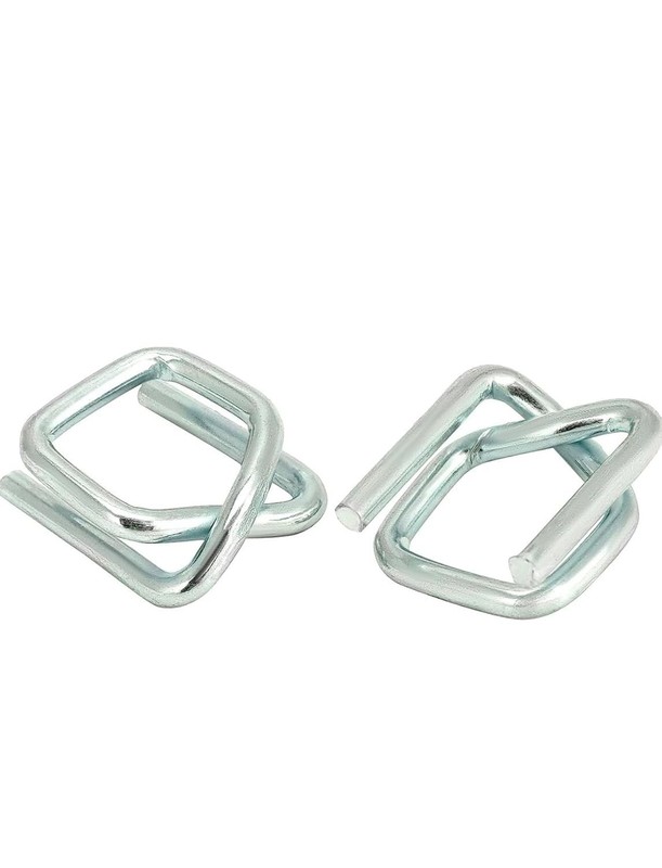 200 Pack Metal Buckles for 1/2 Inch Poly Strapping Heavy Duty Industrial Fastene