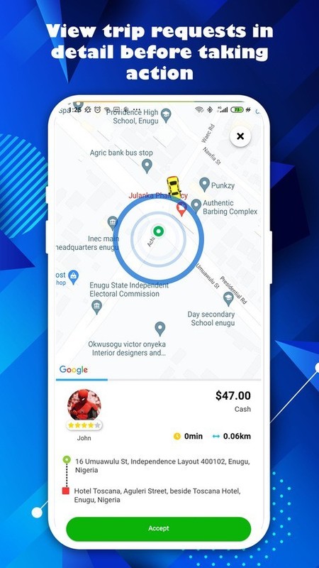 Dropio White Label Taxi Booking App | Android Ride-Hailing Software, Admin Panel gallery