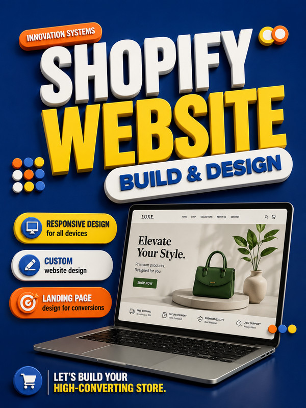 Professional Shopify Store Design & Setup | High Converting eCommerce Website