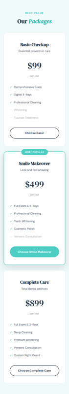 Dental Clinic Website - Professional HTML Landing Page - Medical - Responsive gallery