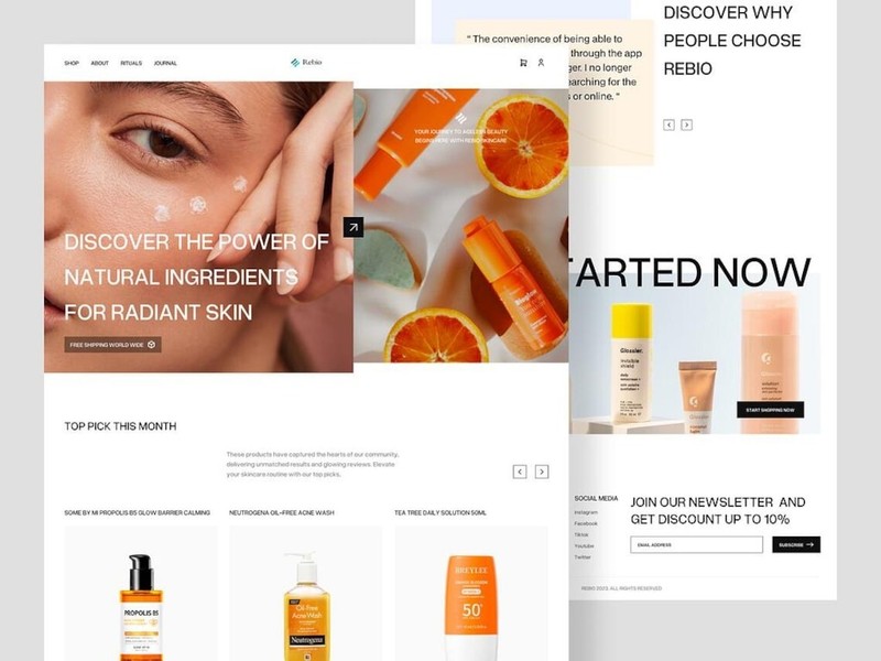 Customized Ecommerce & Business Website Shopify, WordPress, Wix, Squarespace gallery