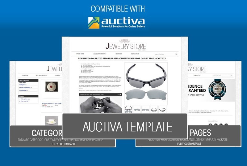 Auctiva Listing Template, eBay listing Template