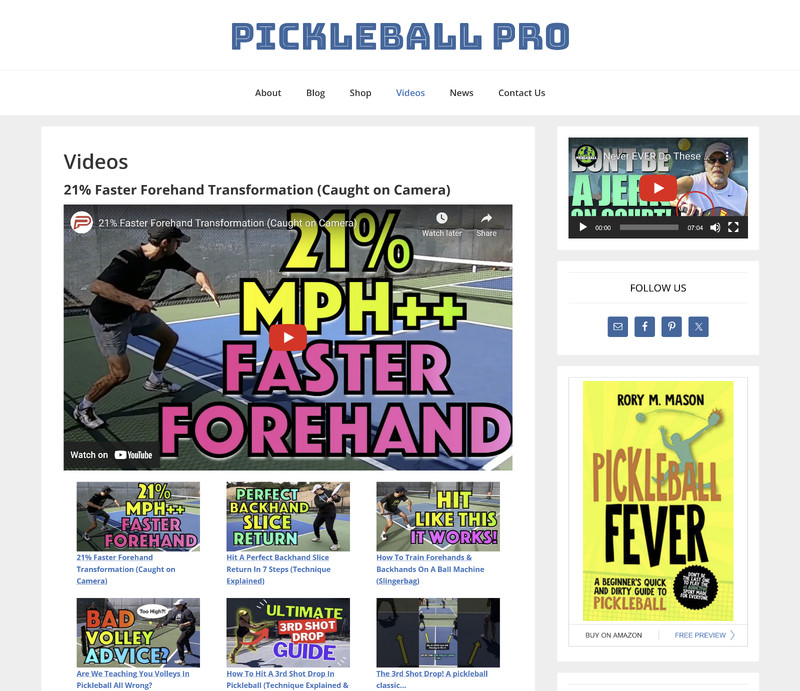 [NEW DESIGN] * Pickleball Website * Premade Website Affiliate Blog AUTO CONTENT gallery