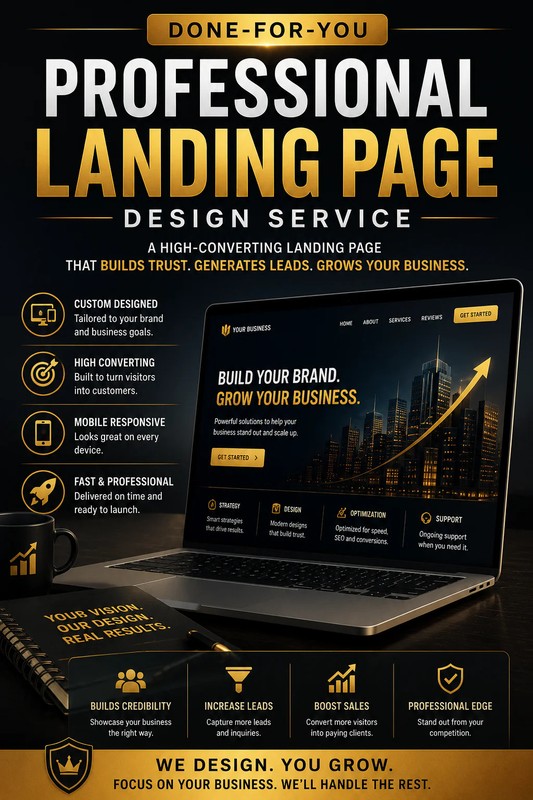 landing page design service
