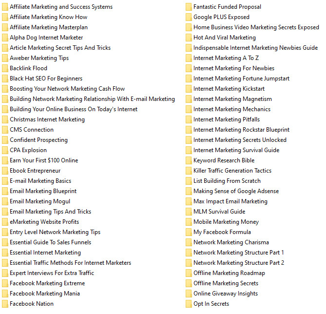 101 eBook's on Marketing in English with MRR License gallery