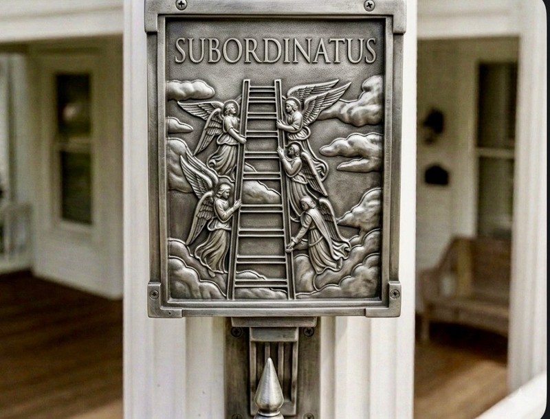 SUBDEO™ & SUBORDINATUS™ : Patriotic Christian / Menuzah display above flag!! gallery