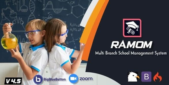 Ramom School v4.5 – Multi Branch School Management System