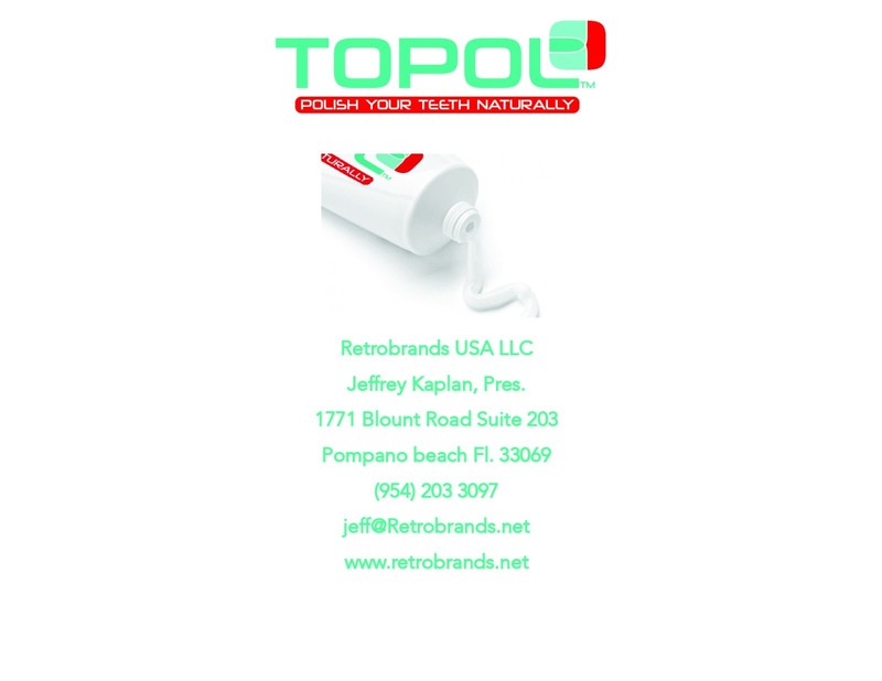 TOPOL- ICONIC TOOTH POLISH- PERSONAL CARE - TRADEMARK FOR LICENSE/SALE gallery