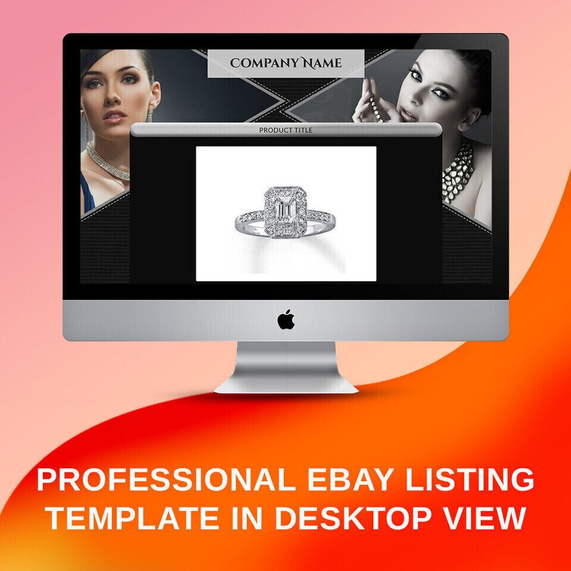 eBay Templates, eBay Auction Mobile Responsive html Templates 2019 for Jewelry gallery