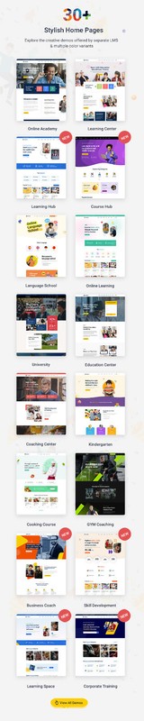 Edubin 9.4.3 - Education Wordpress Theme Websites GPL LearnPress LMS, Tutor LMS gallery