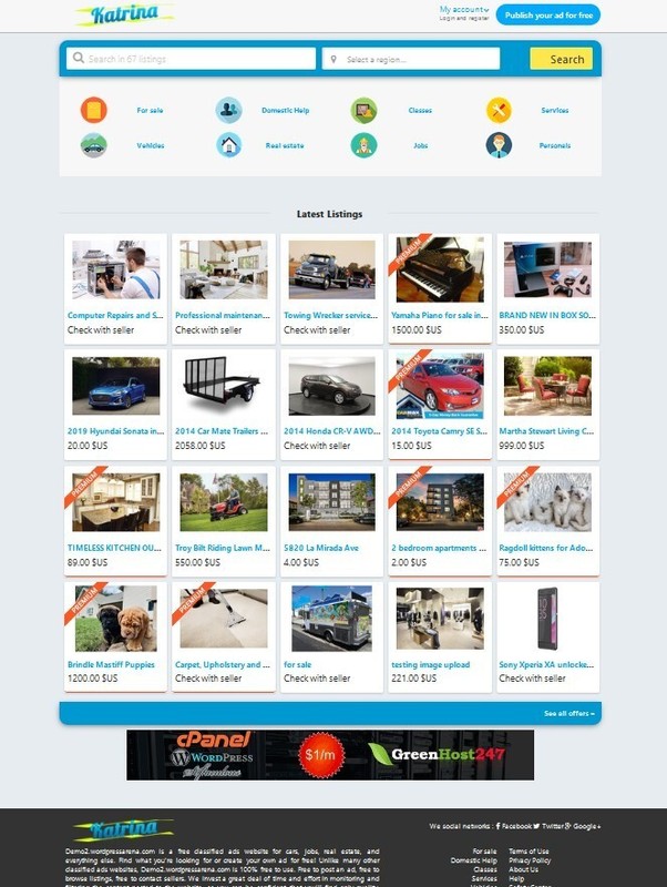 Advanced Classified Ads Website, Free Installation