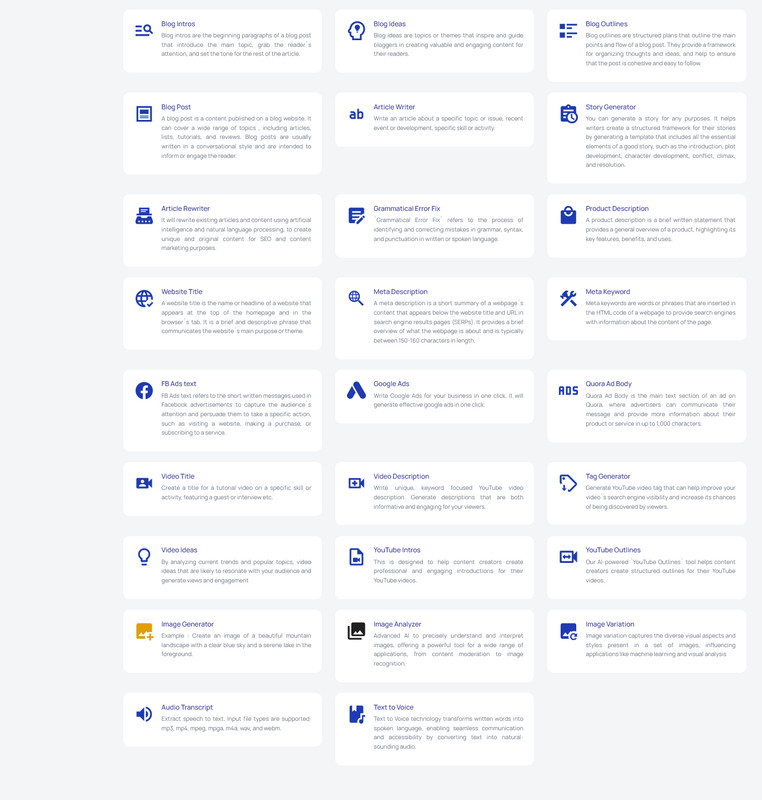 PanAI – AI Writing Assistant & Content Generator SaaS | Text, Image, Chat, Voice gallery