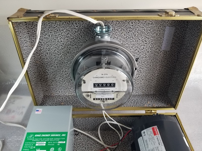 Kvar Demo Energy Savings Electricity Power Saver, TESTED 1/3 Hp Motor gallery