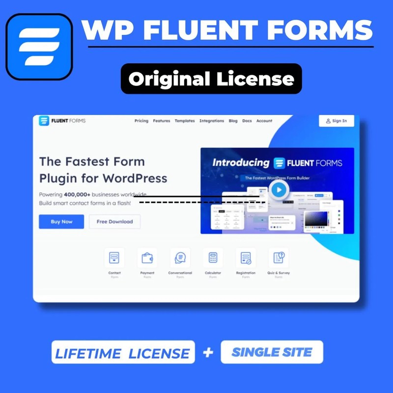 Fluent Forms Pro for WordPress | Original License Setup & Activation