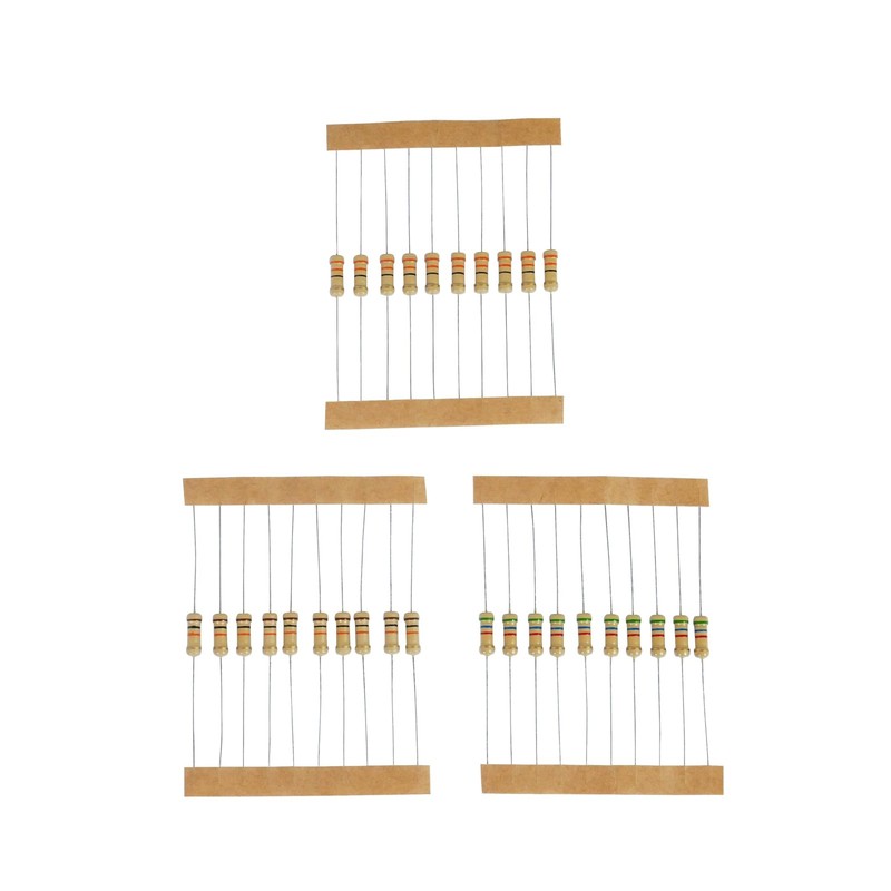 150 Values 1500 Pieces Resistor Kit 1 Ohm-10M Ohm, 1/2W 5% Carbon Film Resist... gallery