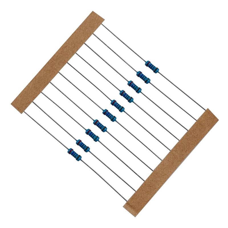 150 Values 1500 Pieces Metal Film Resistor Kit, 0 Ohm-10M Ohm, 1/4W 1% RoHS C... gallery