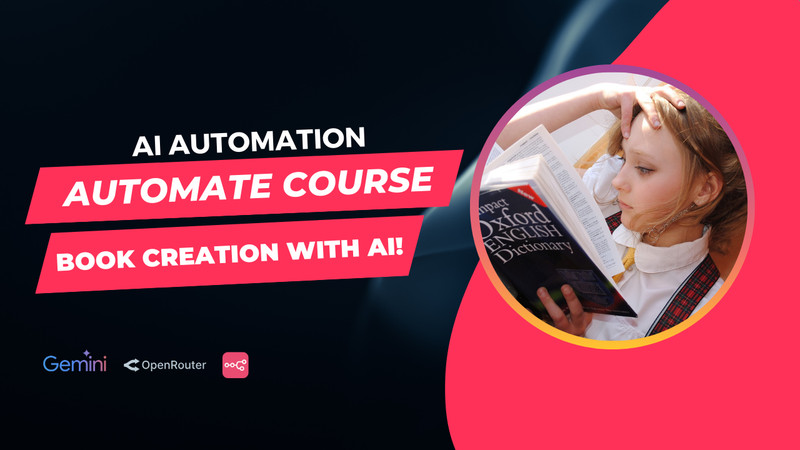 AI-Powered Course & Book Generation | N8N Automation Workflow JSON Templates gallery