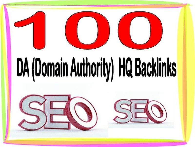 100 Unique Domain Authority SEO Backlinks On High PR DA Sites