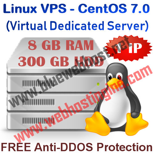 Linux VPS - CentOS 7.0 (Virtual Dedicated Server) 8GB RAM + 300GB HDD gallery