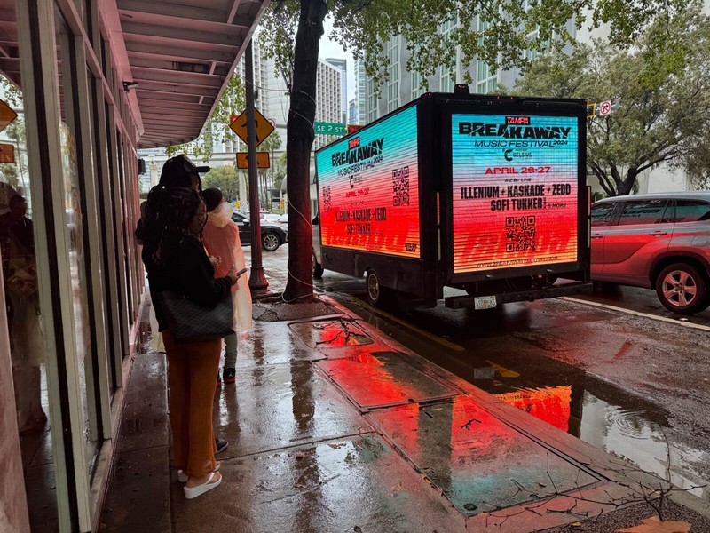 Best P5 Outdoor led mobile billboard Truck!