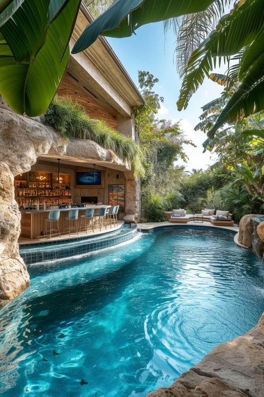 200+ Swimming Pool Landscaping Ideas, Indoor and Outdoor Pool design ideas gallery