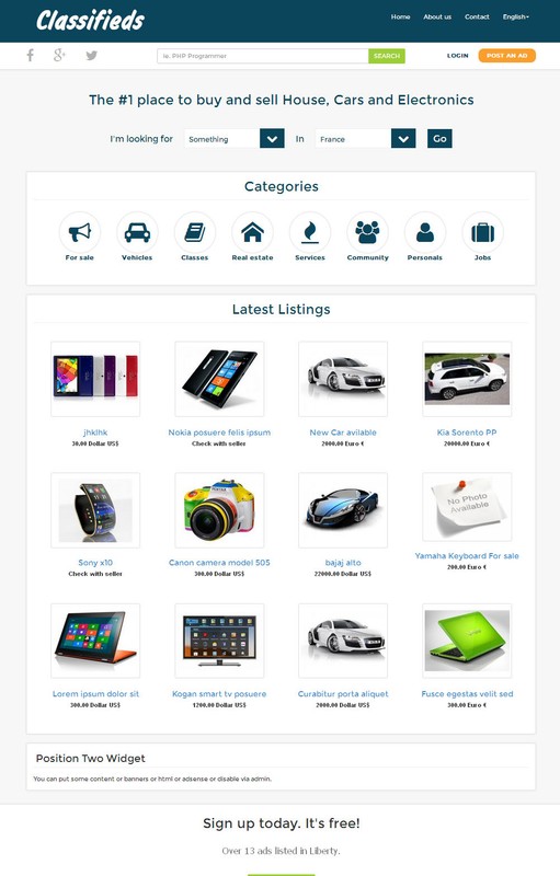 Premium Local Classified Ads Website with Advanced Search Filters